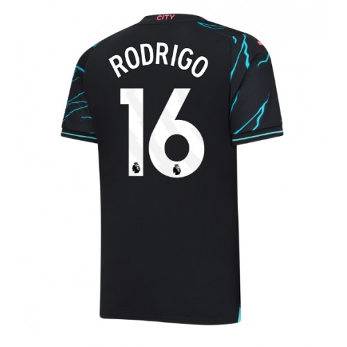 Moški Nogometni dresi Manchester City Rodri Hernandez #16 Tretji 2023-24 Kratek Rokav
